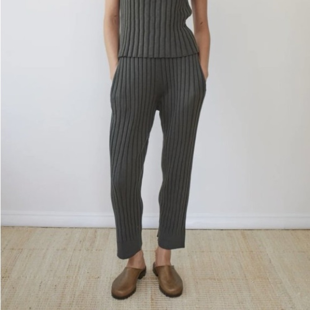 Wol Hide Slim Ribbed Pants